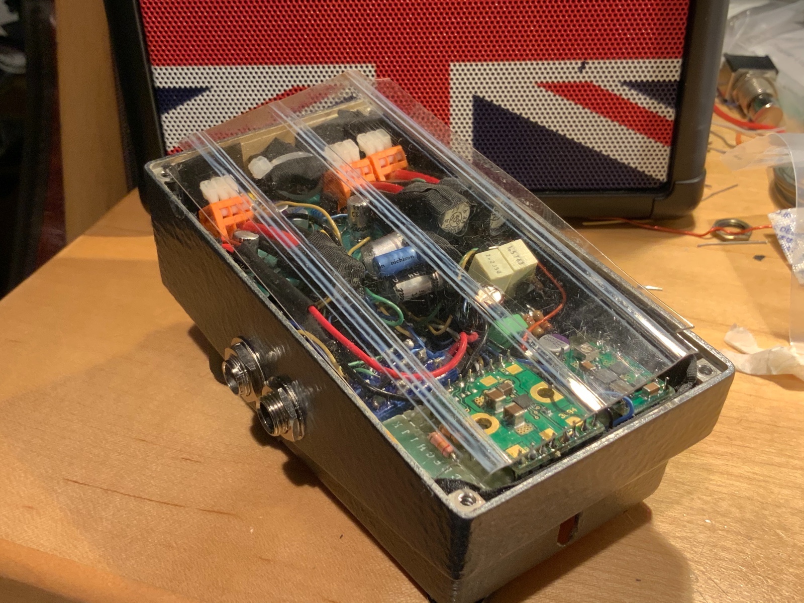 ワザトクラフト トンデモベンダー TB+2W 基板を収納し中身完成！ | Project JAZZCASTER - by カバ野郎